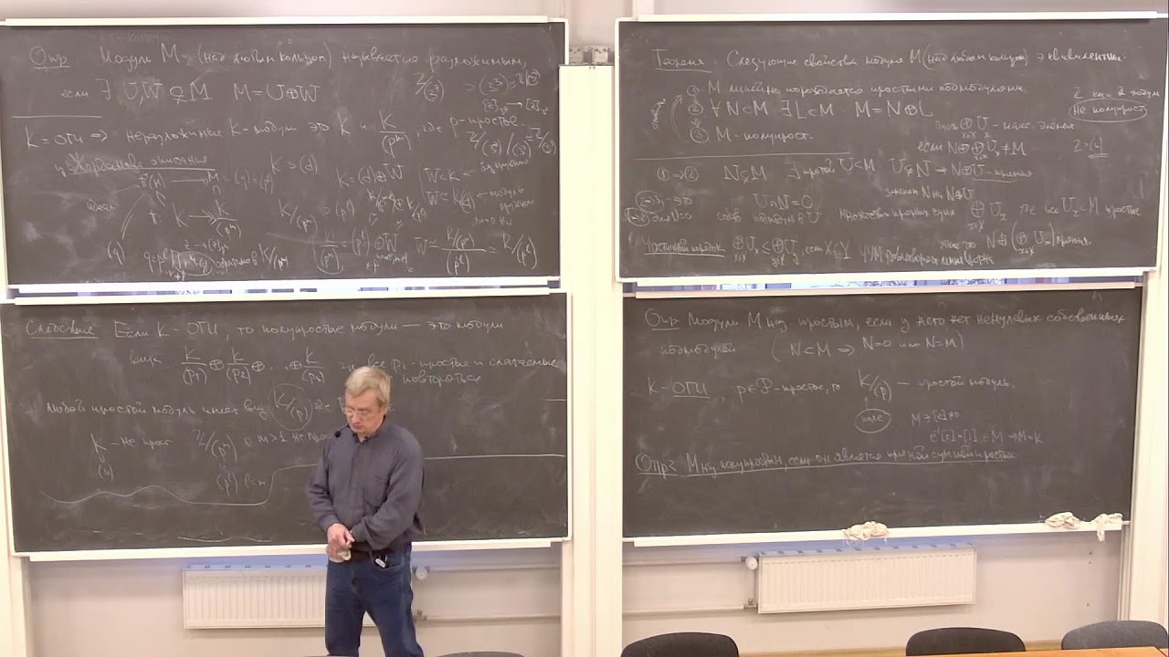 Алгебра. Лекция 17. Городенцев А.Л. 12.12.25