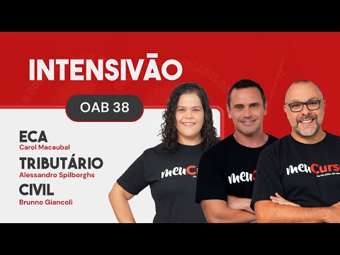 Aula Aberta Intensivão OAB 38º Exame de Ordem - MeuCurso - AO VIVO