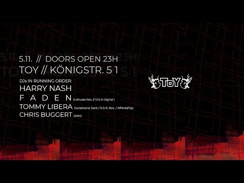 FADEN | Club ToY Stuttgart pres. FADEN´s B-Day Bash // 05.11.2021