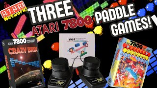 Playing and Reviewing Atari 7800 Paddle Games