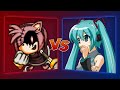 MUGEN Battle Amy EXE Vs Hatsune Miku