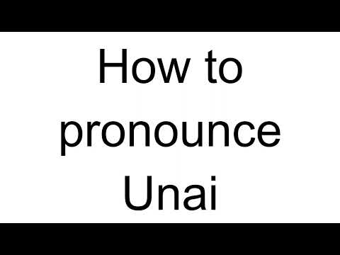 How to Pronounce Unai (Spanish)