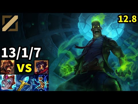 Brand Mid vs Viktor - NA Master | Patch 12.8