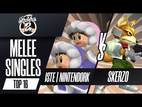 ISTE | Nintend0rk vs. Skerzo - Melee Singles Losers Top 16 - Fete 2