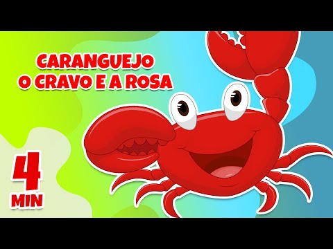 Caranguejo o cravo e a rosa - Giramille 4 min | Desenho Animado Musical