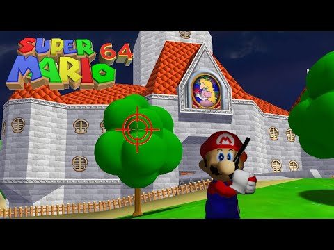 Super Mario 64 reimagined as 007
