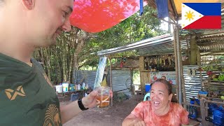 Friendly Filipina Invited Me For Homemade Wine 🇵🇭