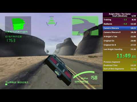 Steam Community :: Video :: [WR] Knight Rider: The Game Any% 50:25.56