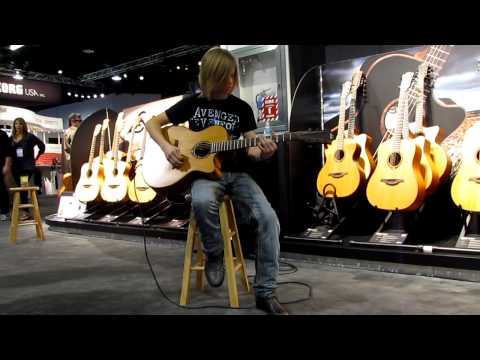 Acoustic Jam at Winter NAMM 2011~Jake HaldenVang, Video clip 1 of 2