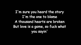 LOVE IS A GAME BY DYLANE DAV LYRICS