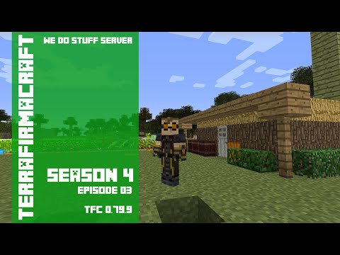 WDS Terrafirmacraft Build79 S04E03 - Change to Leatherworking and Garages