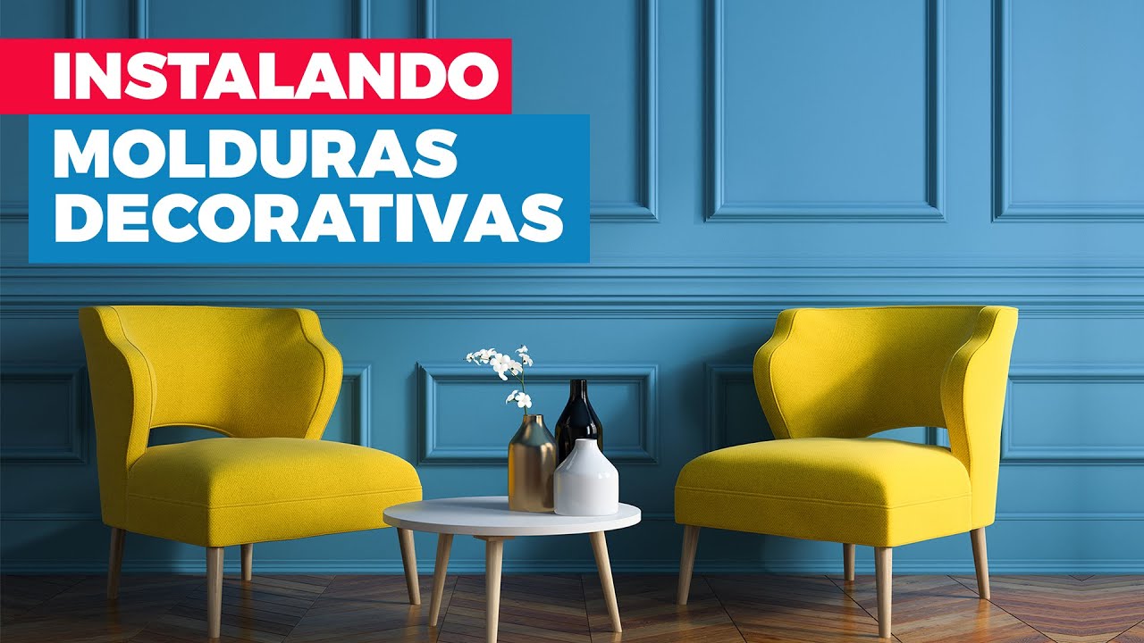 Cómo instalar molduras decorativas en la pared