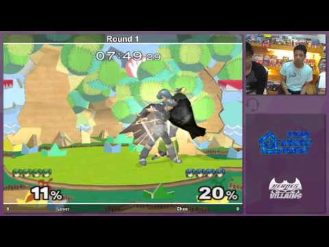 H&V 3/29/16 - Round 1 - Lover (Green Marth) vs. Chen (Blue Marth)