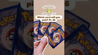 WCWYP part 26! Vintage card edition 🔥 #pokemon #pokemoncards #pokemonchannel #pokemontcg #foryou