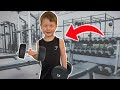 The youngest bodybuilder in the world...