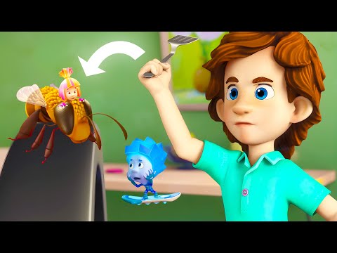 Can Simka Save the Bee?! 🐝 | The Fixies | Animation for Kids - Kingdom Kids Zone, Little Learners - The Fixies