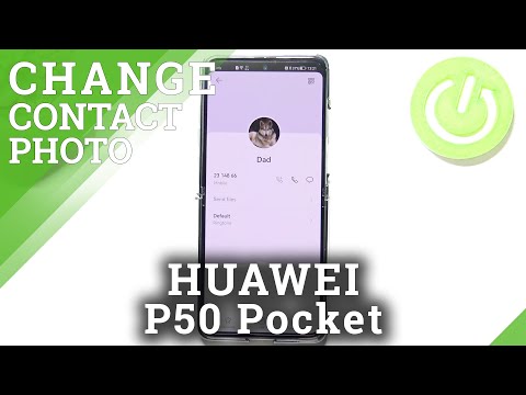 How to Add Photo to Contact in HUAWEI P50 Pocket – Personalize Contact List