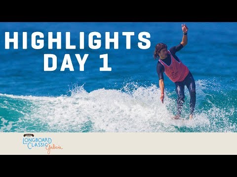 Quality nose rides and stylish carves on opening day, Galicia Longboard Classic Highlights