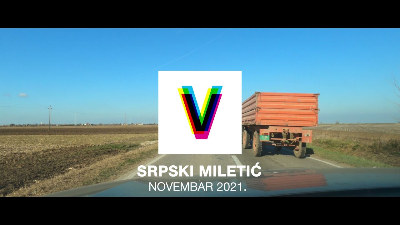 Vožnja kroz Srpski Miletić, opština Odžaci, Zapadnobački upravni okrug.