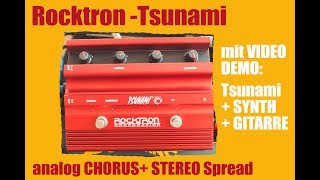 Video thumbnail for ROCKTRON Tsunami CHORUS & AMBIENCE (analog) SYNTH & GUITAR demo by Rob World