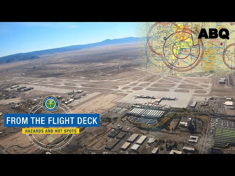 From the Flight Deck – Albuquerque International Sunport Airport, NM (ABQ)