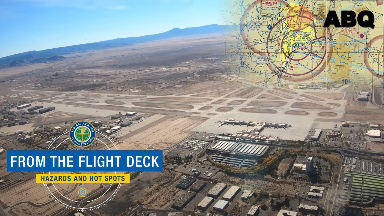 From the Flight Deck – Albuquerque International Sunport Airport, NM (ABQ)