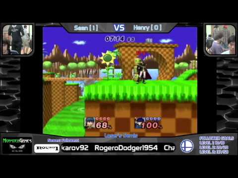 JMU Smashing for Charity [ProjectM Losers Semi] Sean (Marth) vs Henry (Luigi/Ike)