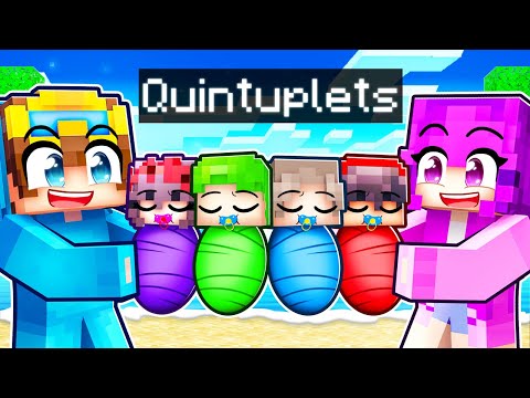 Adopting QUINTUPLETS in Minecraft!