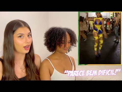 Foreigners reacting to Brazilian samba! 🇧🇷🇸🇪 ft. Mayara Lima!