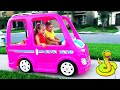 Diana and her Barbie Car - Camping Adventure / Diana and Roma in Hindi