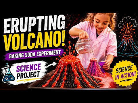 Erupting volcano