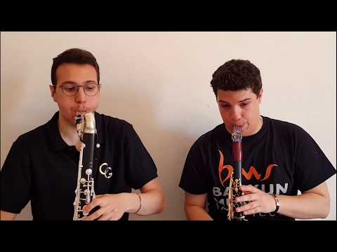 Contradanza by Paquito D’Rivera for 2 Clarinets