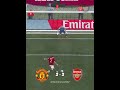 Man United v Arsenal Penalty Shootout #manchesterunited