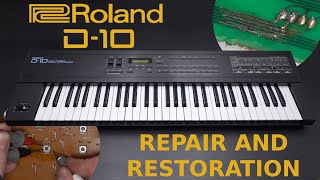 Video thumbnail for Vintage synth restoration - Roland D-10 from 1988 by The Repair Lair