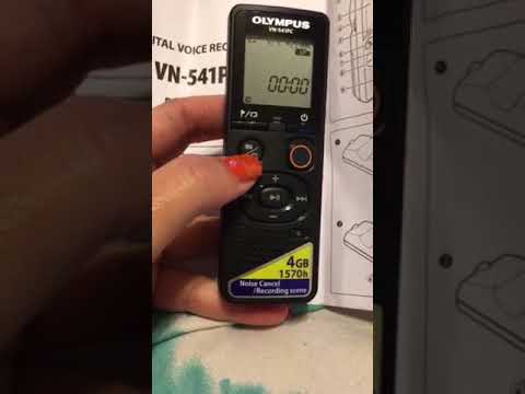 Is the Olympus VN 541PC voice activated?