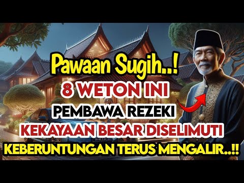 PAWAAN SUGIH‼️8 WETON INI PEMBAWA KEBERUNTUNGAN DAN KEKAYAAN REZEKI DARI LAHIR