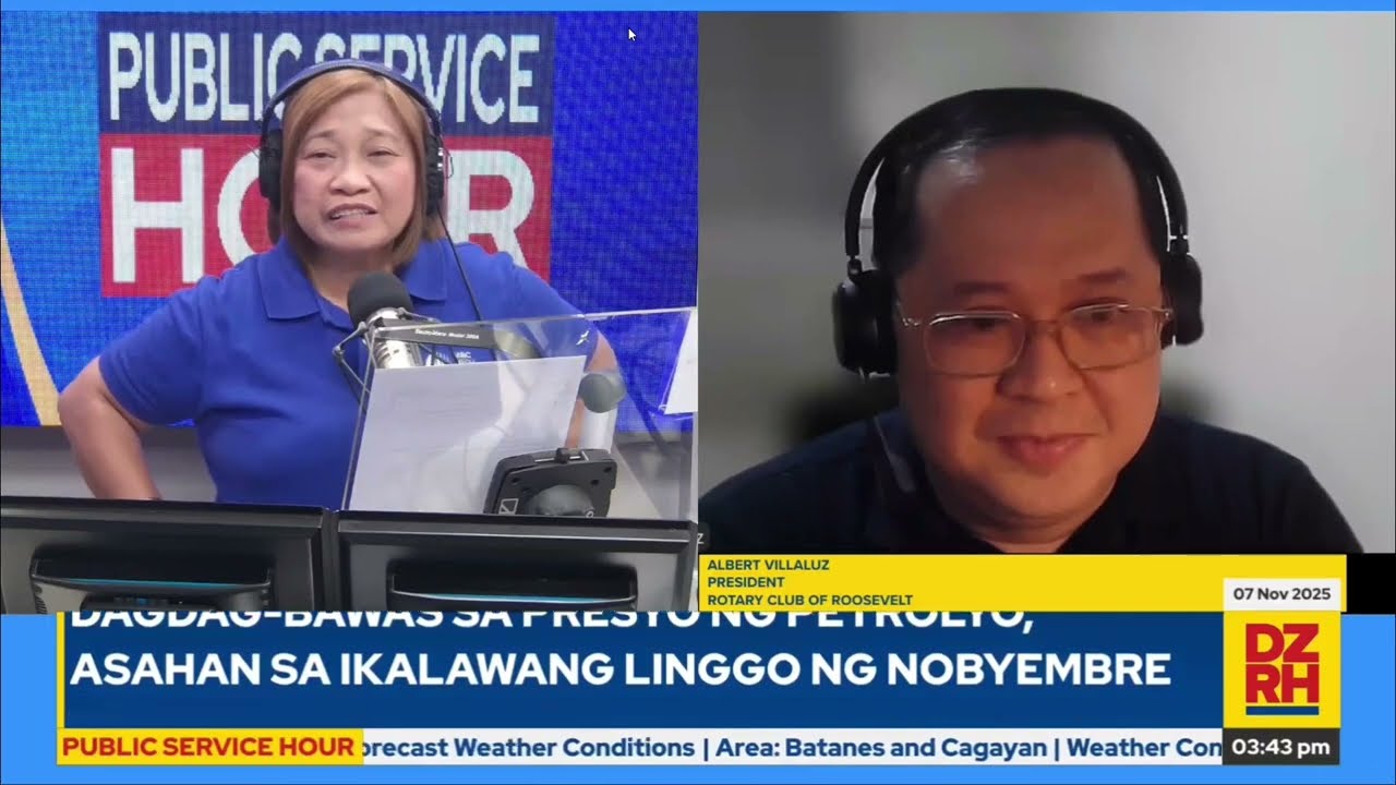 DZRH Features Rotary Club of Roosevelt and Their Community Service Initiatives