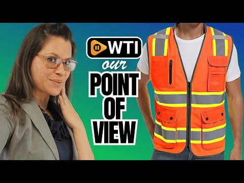 Reflective Safety Vest for Men and Women - High Visibility Construction Vest - Dual Tone Reflective Strips Medium Orange - WTI product video review