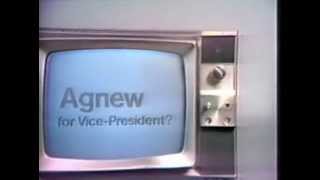Humphrey laughing at Spiro Agnew 1968 political ad