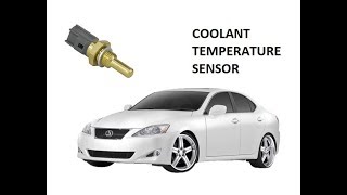 Lexus IS 250 2006 to 2013 Coolant Temperature Sensor Replacement