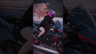 cewek cantik ❤️ bawa moge😱🥰#tiktokviral #moge #zx25r