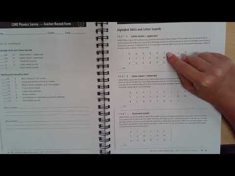Core Phonics Survey Data Sheet Digital