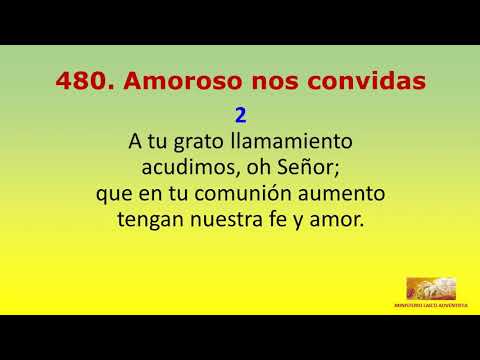 480  Amoroso nos convidas