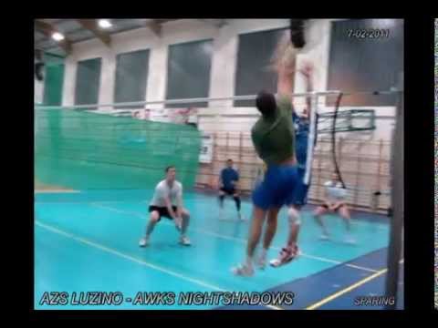 TRENING  SPARING AZS LUZINO  AWKS NIGHTSHADOWS ATAK MECZ 7-02-2011 | by ANDRZEJ SZULC