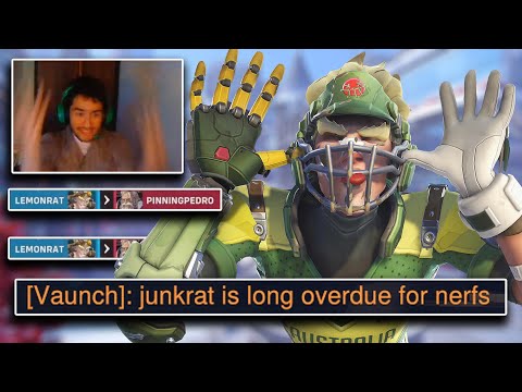 Making This CHAMP Streamer Mildly Angry With My Junkrat...