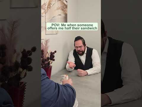 דארפסט א האלבע סענדוויטש?