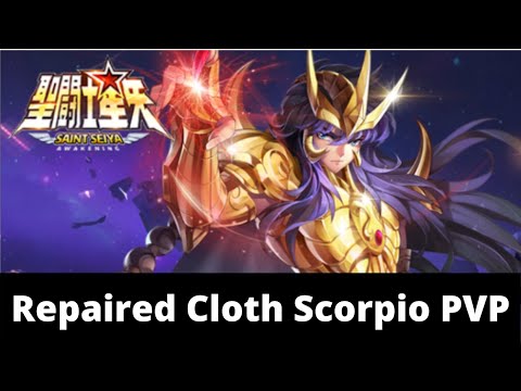 Saint Seiya Awakening - Scorpio Milo repaired cloth pvp