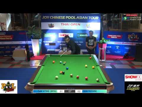 Zaw Htike VS Liu Yi - L32 - 2019 Joy Chinese Pool Asian Tour Thai Open