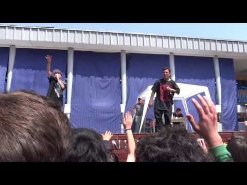 Cristofebril y Racek 2016 - "The Masturboys" Show en Chilean Eagles College, La Florida