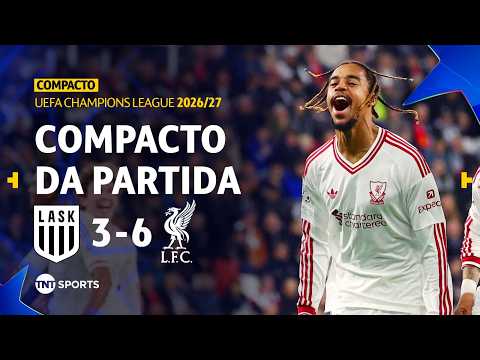LASK 3X6 LIVERPOOL | COMPACTO DA PARTIDA | FASE DE LIGA | CHAMPIONS LEAGUE 2026/27